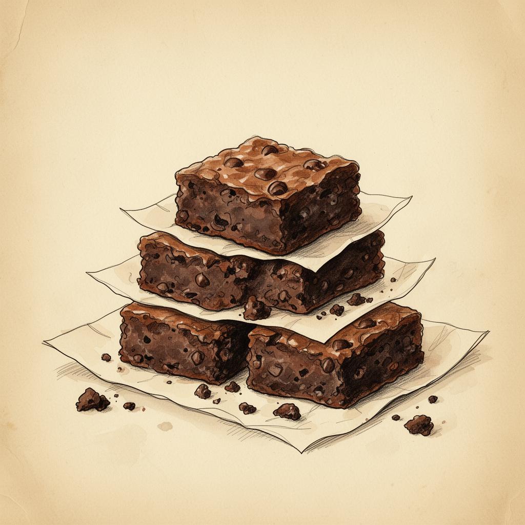 Fudgy Schoko-Brownies
